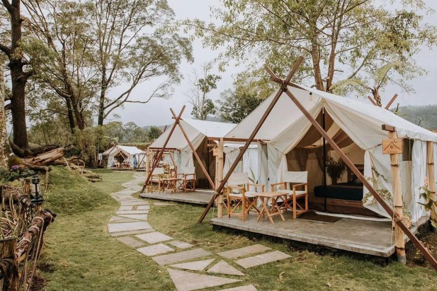 Alam Caldera Glamping and Mount Batur Sunrise Trekking or by 4WD Jeep
