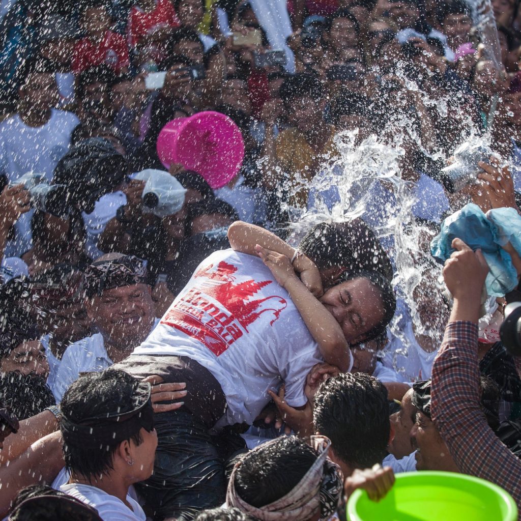 Omed omedan or Bali kissing festival